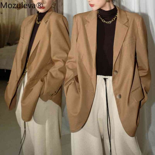 loose outerwear women suit jacket spring summer female jacke elegant chic single-breasted blazer femme 210427, White;black
loose outerwear women suit jacket spring summer female jacke elegant chic single-breasted blazer femme 210427, White;black
