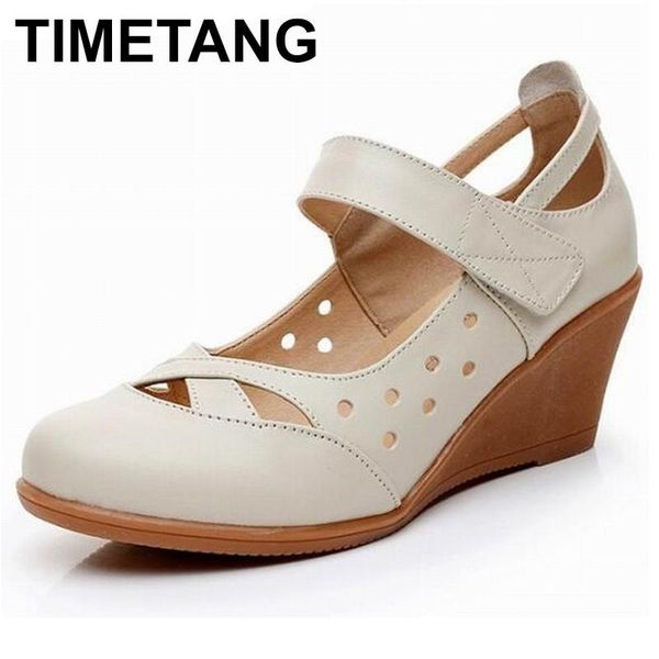 dress shoes timetang 2021 genuine leather women sandals woman summer wedge color black mother
dress shoes timetang 2021 genuine leather women sandals woman summer wedge color black mother