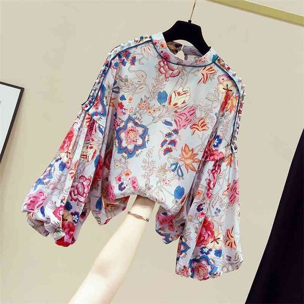 special design autumn women's balloon long sleeves floral silk shirt female ladies shirts blouse a3660 210519, White
special design autumn women's balloon long sleeves floral silk shirt female ladies shirts blouse a3660 210519, White