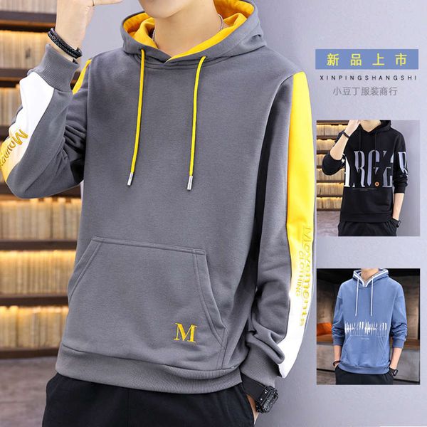 hoodies t shirt loose fashion brand casual long-sleeved clothing hooded men's pullover, Black
hoodies t shirt loose fashion brand casual long-sleeved clothing hooded men's pullover, Black