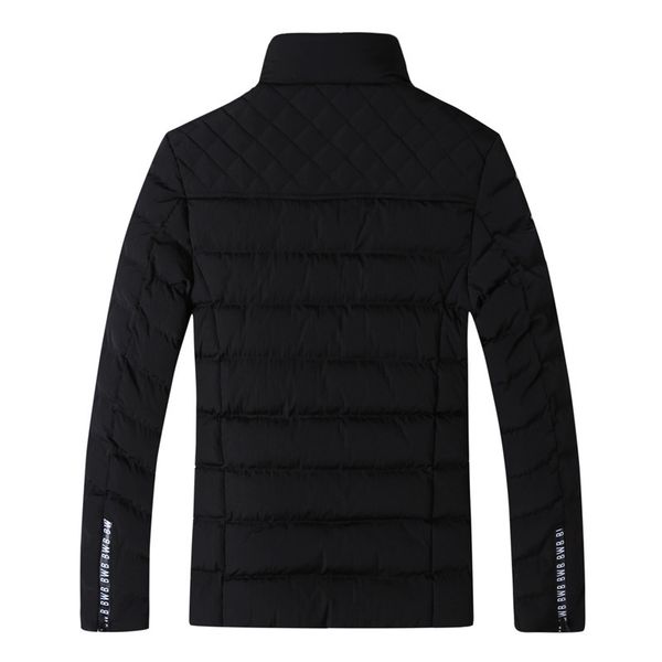 autumn and winter youth solid color slim short padded men's down cotton coat jacket fashion, Black
autumn and winter youth solid color slim short padded men's down cotton coat jacket fashion, Black