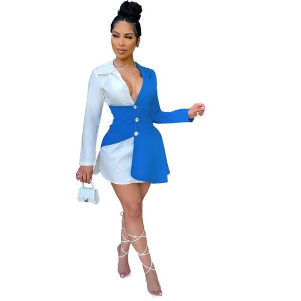 casual dresses cutubly office lady long sleeve dress color patchwork for women party elegant button turn down collar club v neck, Black;gray
casual dresses cutubly office lady long sleeve dress color patchwork for women party elegant button turn down collar club v neck, Black;gray