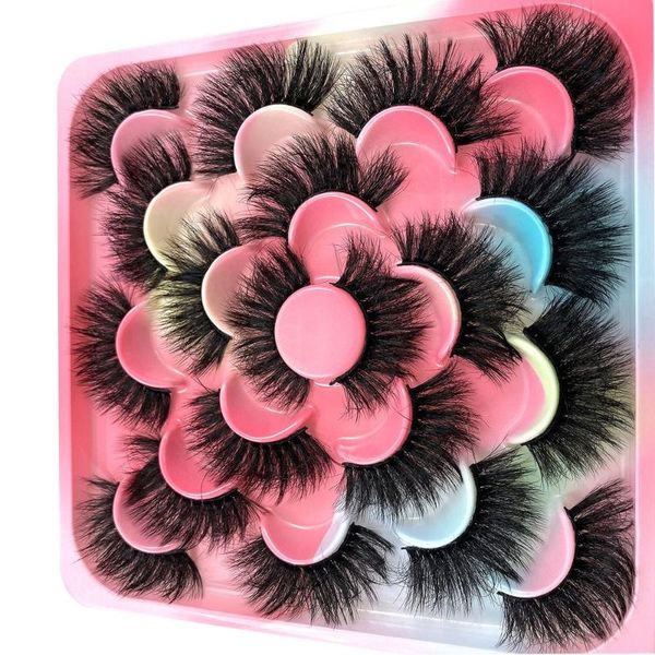 false eyelashes 10pairs handmade eye lashes long natural extension 3d mink fluffy volume 20-25mm
false eyelashes 10pairs handmade eye lashes long natural extension 3d mink fluffy volume 20-25mm
