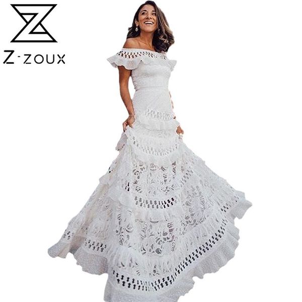 women dress temperament lace slash neck off shoulder hollow out maxi es large hem plus size summer es 210513, Black;gray
women dress temperament lace slash neck off shoulder hollow out maxi es large hem plus size summer es 210513, Black;gray