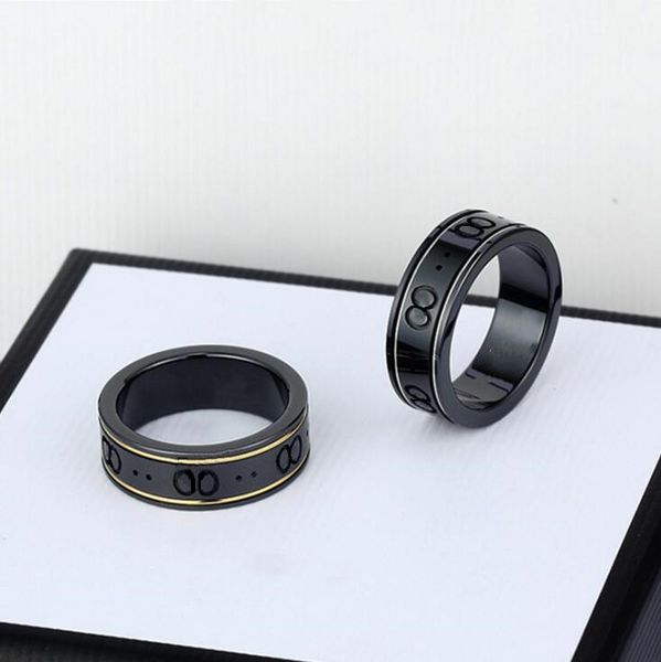 ceramic band ring men women black white letter g designer luxury noble social wedding anniversary valentine's day gift does not fade, Silver
ceramic band ring men women black white letter g designer luxury noble social wedding anniversary valentine's day gift does not fade, Silver