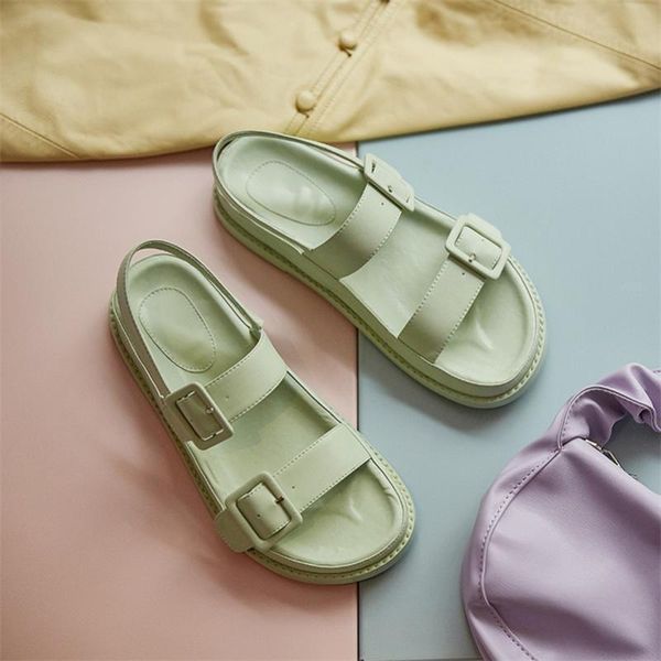 meotina shoes women buckle genuine leather flat sandals round toe platform ladies summer causal white, Black
meotina shoes women buckle genuine leather flat sandals round toe platform ladies summer causal white, Black