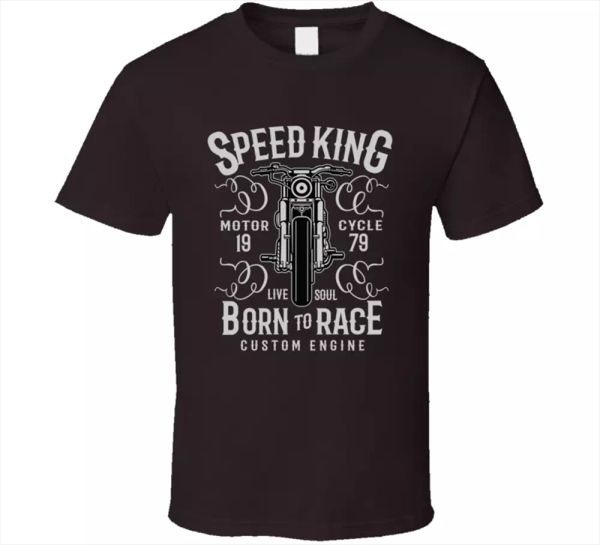 speed king champion motorcycle american motorbike vintage men's t-shirt gift new, White;black
speed king champion motorcycle american motorbike vintage men's t-shirt gift new, White;black