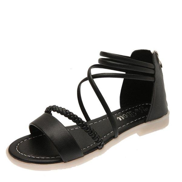 sandals hkns 2021 cross tied women casual shoes solid colors summer beach simple flat ladies big size, Black
sandals hkns 2021 cross tied women casual shoes solid colors summer beach simple flat ladies big size, Black