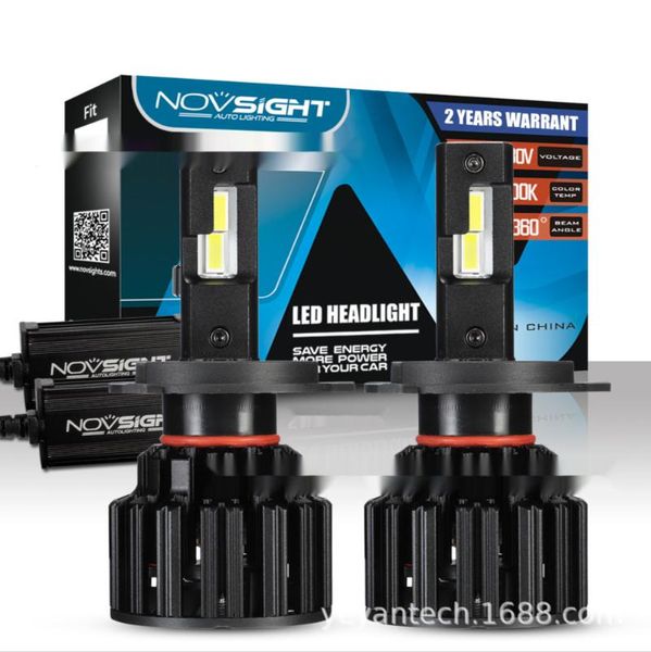 car headlights f06 series led headlight headlamps novsight 100 w h4 h7 h11