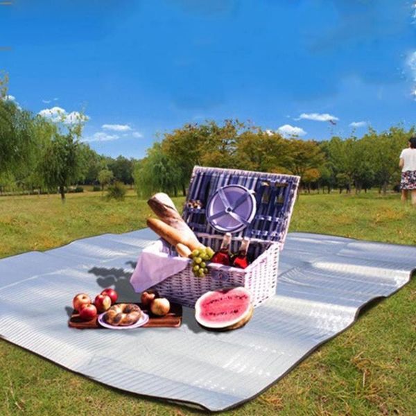 2*2m aluminum moisture-proof mat picnic double multi-person beach ultralight portable travel blanket waterproof moisture outdoor pads
2*2m aluminum moisture-proof mat picnic double multi-person beach ultralight portable travel blanket waterproof moisture outdoor pads