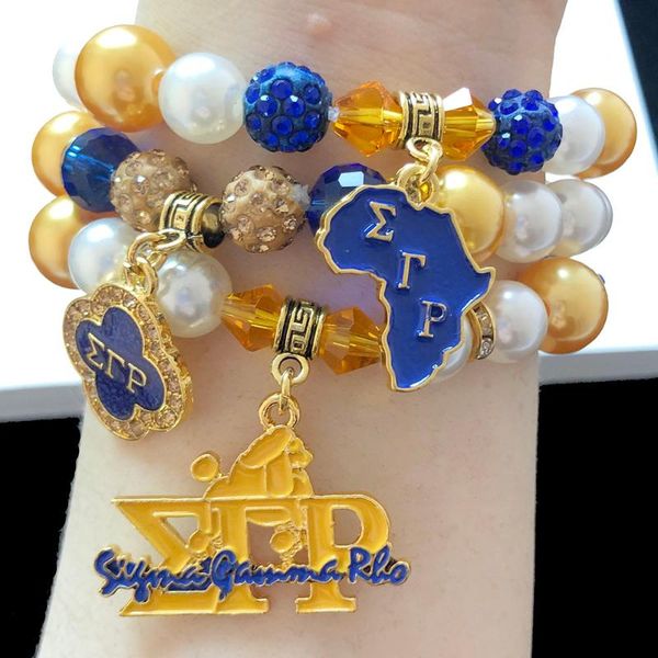 beaded, strands elastic handmade yellow blue white pearl drill ball sgr map symbols greek letter bracelets sorority club jewelry, Black
beaded, strands elastic handmade yellow blue white pearl drill ball sgr map symbols greek letter bracelets sorority club jewelry, Black
