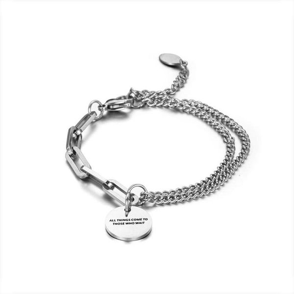 link, chain 2021 trendy men bracelet simple punk stainless steel fashion birthday gift for women femal jewelry, Black
link, chain 2021 trendy men bracelet simple punk stainless steel fashion birthday gift for women femal jewelry, Black