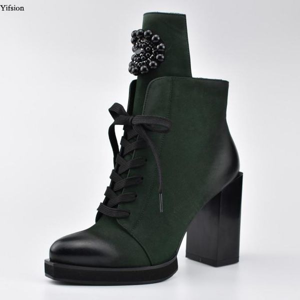 boots olomm fashion women winter ankle square high heel round toe green black casual shoes us size 5-9.5
boots olomm fashion women winter ankle square high heel round toe green black casual shoes us size 5-9.5
