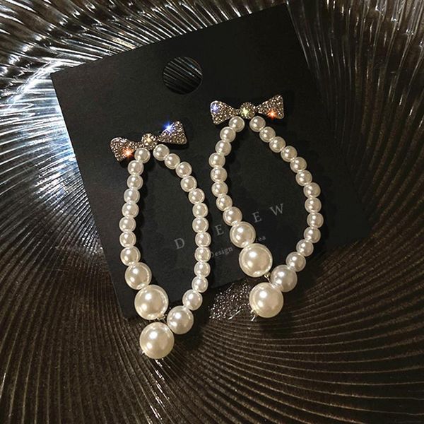 dangle & chandelier statement earrings shiny imitation pearls bowknot earings women white color water drop pendientes jewelry accessories, Silver
dangle & chandelier statement earrings shiny imitation pearls bowknot earings women white color water drop pendientes jewelry accessories, Silver