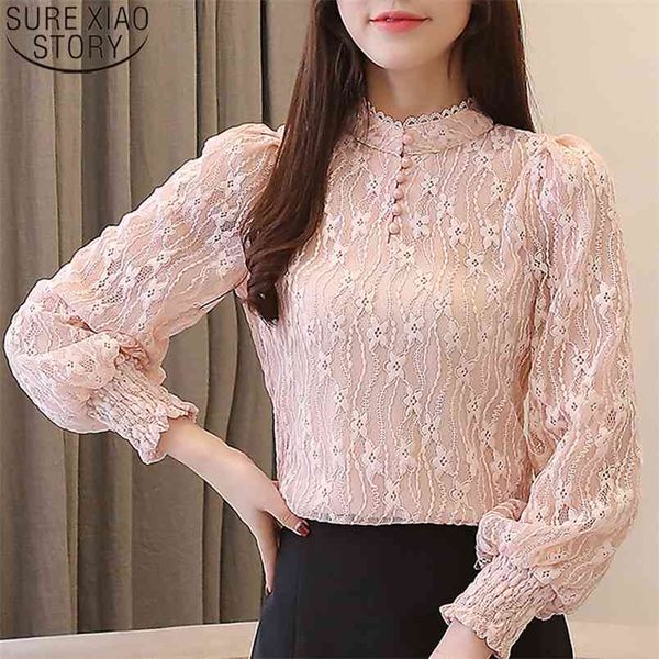autumn women lace blouse puff long sleeve shirts fashion casual ladies clothes womens and blouses 10512 210506, White
autumn women lace blouse puff long sleeve shirts fashion casual ladies clothes womens and blouses 10512 210506, White