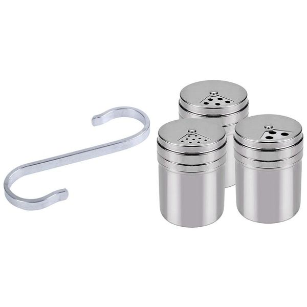 pcs stainless steel s shape hooks powerful kitchen hanger 19x19mm & 3 spice bottle airtight seasoning rails
pcs stainless steel s shape hooks powerful kitchen hanger 19x19mm & 3 spice bottle airtight seasoning rails