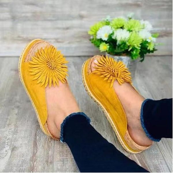 sandals women multicolor soft walking shoes with flower suede platform large size for ladies zapatos de mujer girl's slippers, Black
sandals women multicolor soft walking shoes with flower suede platform large size for ladies zapatos de mujer girl's slippers, Black
