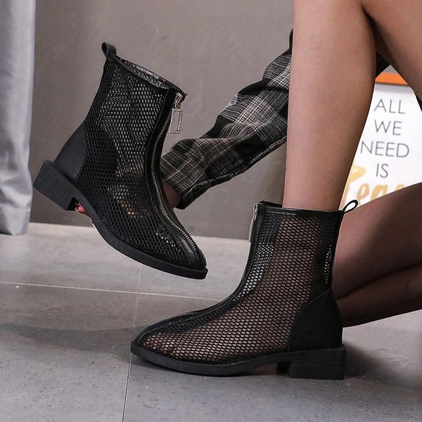 boots summer women's vintage women gladiator sandals casual high heels paltfrom shoes mesh air hollow zipper sandal, Black
boots summer women's vintage women gladiator sandals casual high heels paltfrom shoes mesh air hollow zipper sandal, Black