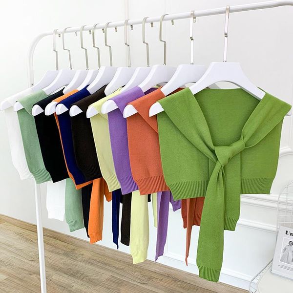 bow ties shirt fake collar for women solid color blouse sweater neckline detachable lace-up cape clothing accessories, Black;gray
bow ties shirt fake collar for women solid color blouse sweater neckline detachable lace-up cape clothing accessories, Black;gray