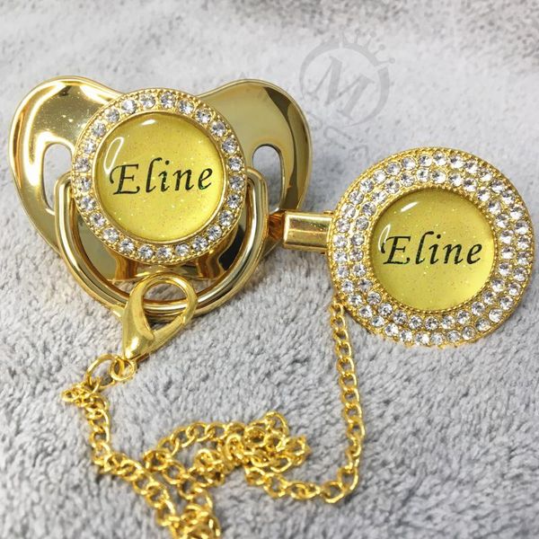 pacifiers# miyocar custom any glitter name po gold bling pacifier and clip black bpa dummy design p8-bg
pacifiers# miyocar custom any glitter name po gold bling pacifier and clip black bpa dummy design p8-bg