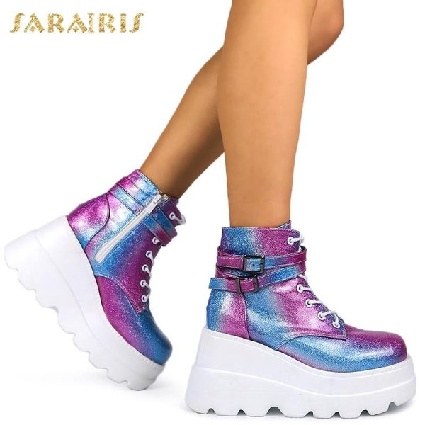 pre-sale brand 2021 big size 43 ins cool platform wedges high heels women shoes ankle boots female, Black
pre-sale brand 2021 big size 43 ins cool platform wedges high heels women shoes ankle boots female, Black