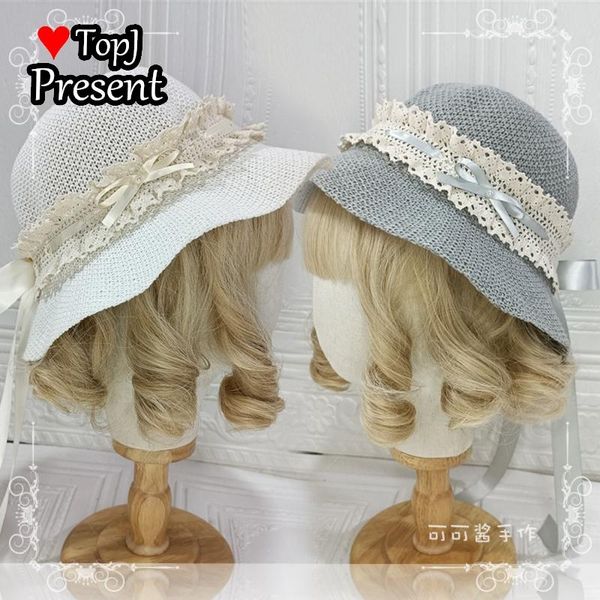 woman girl summer straw hat japanese lolita sweet soft cute bow woven children's sun cosplay wide brim hats, Blue;gray
woman girl summer straw hat japanese lolita sweet soft cute bow woven children's sun cosplay wide brim hats, Blue;gray