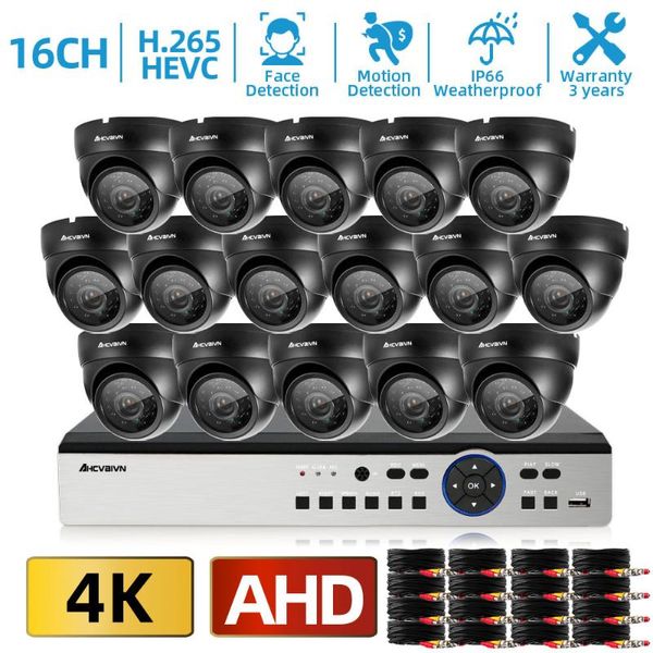 wireless camera kits 4k ultra hd video surveillance system 16ch h.265 dvr 8mp 8/16pcs security ir night vision waterproof dome cctv kit
wireless camera kits 4k ultra hd video surveillance system 16ch h.265 dvr 8mp 8/16pcs security ir night vision waterproof dome cctv kit