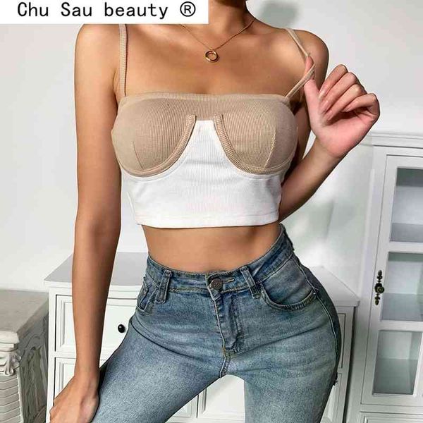 fashion summer rib knitted patchwork crop women streetwear slash neck slim skinny backless camis casual strap 210508, White
fashion summer rib knitted patchwork crop women streetwear slash neck slim skinny backless camis casual strap 210508, White