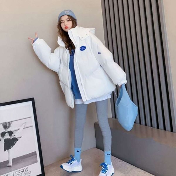 cotton padded jacket version loose winter coat student bread suit female short down cotton, Black
cotton padded jacket version loose winter coat student bread suit female short down cotton, Black