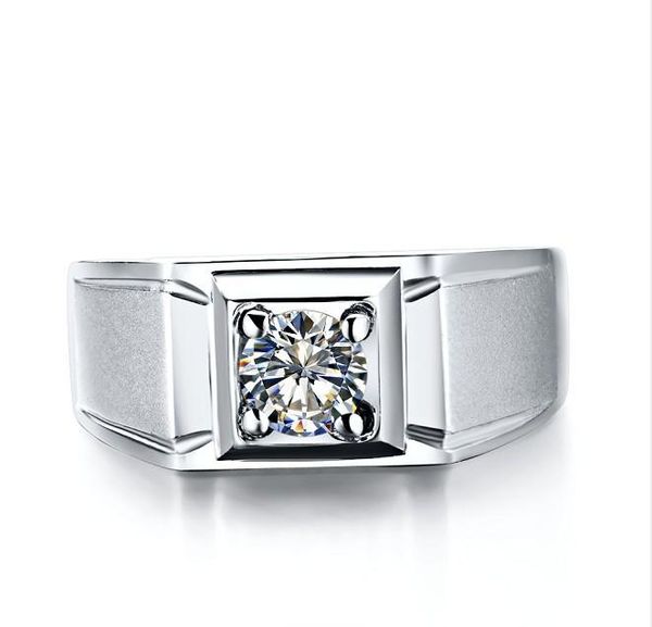 cluster rings 0.45ct genuine 14k white gold classic glorious male's wedding ring fine jewelry stunning birthday gift for man, Golden;silver
cluster rings 0.45ct genuine 14k white gold classic glorious male's wedding ring fine jewelry stunning birthday gift for man, Golden;silver