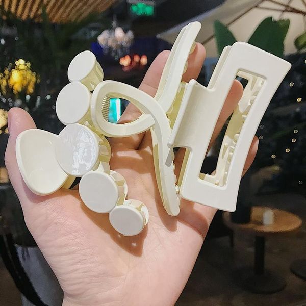 hair accessories korean milky white bathing plate grabbing clip women acrylic hairpin geometric lines cross metal chain
hair accessories korean milky white bathing plate grabbing clip women acrylic hairpin geometric lines cross metal chain
