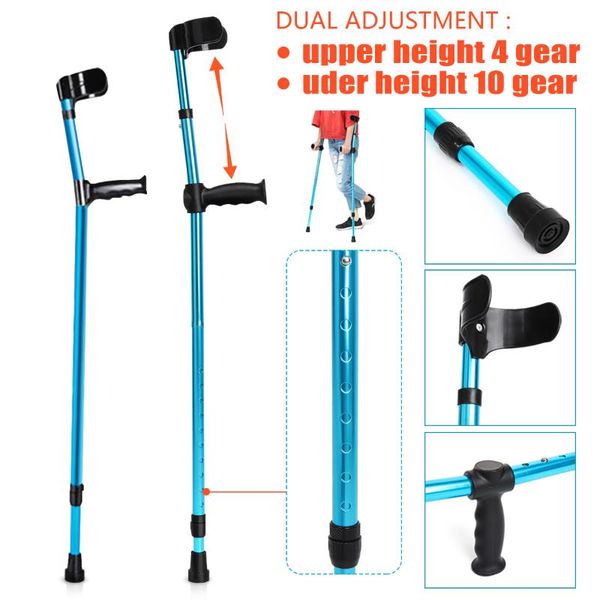 1/2pcs adjustable forearm elbow underarm crutches walking stick lightweight folding sticks aluminum trekking hiking poles
1/2pcs adjustable forearm elbow underarm crutches walking stick lightweight folding sticks aluminum trekking hiking poles