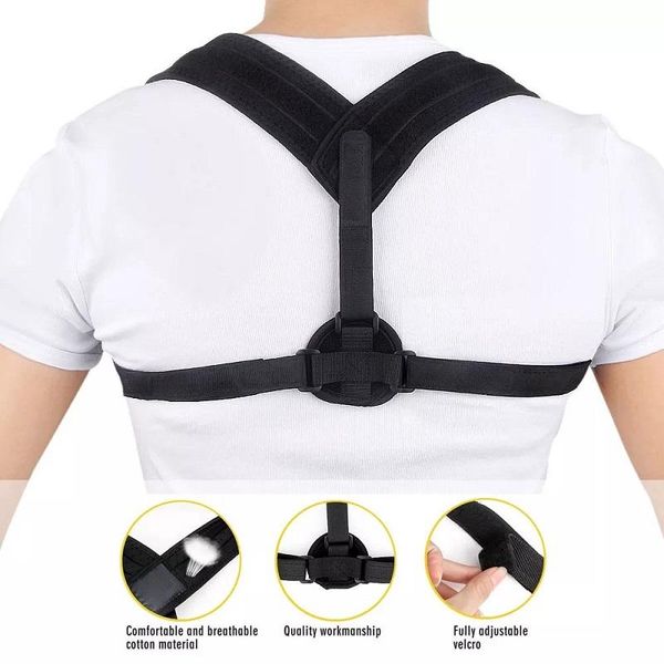 upper back posture corrector clavicle support belt slouching corrective correction supports protect the, Black;blue
upper back posture corrector clavicle support belt slouching corrective correction supports protect the, Black;blue