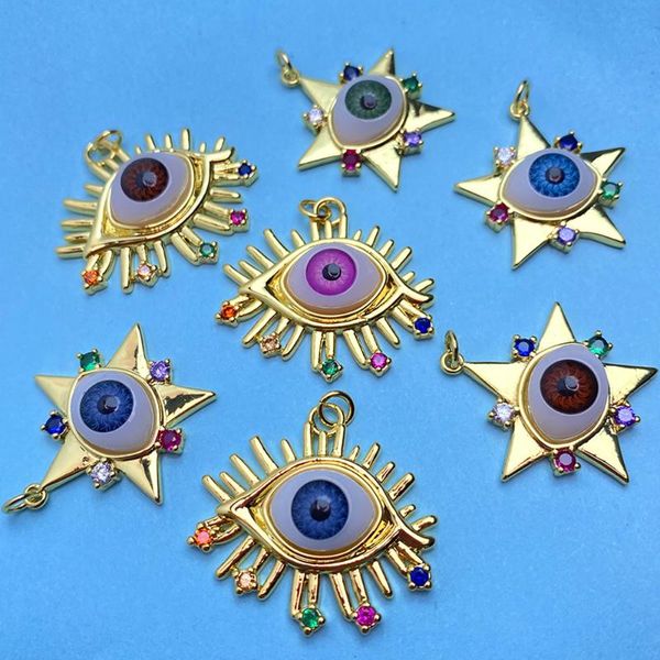charms evil blue eye tassel pendant copper inlaid zircon 18k gold used for earrings necklace phone accessories 2021, Bronze;silver
charms evil blue eye tassel pendant copper inlaid zircon 18k gold used for earrings necklace phone accessories 2021, Bronze;silver