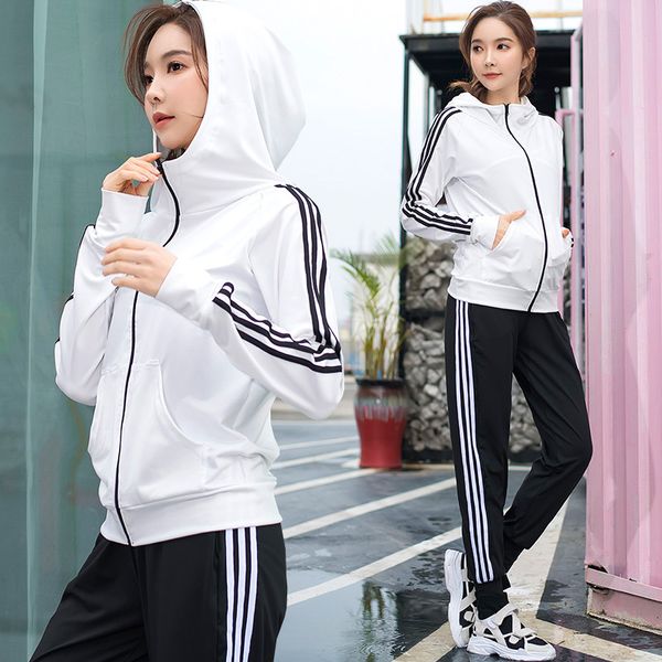 piece two for female students large size loose casual sports running fitness suit yoga pants, Gray
piece two for female students large size loose casual sports running fitness suit yoga pants, Gray