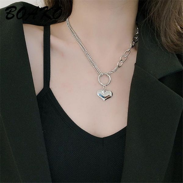 pendant necklaces fashion necklace women hip hop curb cuban chain choker punk jewelry small circle heart z4, Silver
pendant necklaces fashion necklace women hip hop curb cuban chain choker punk jewelry small circle heart z4, Silver
