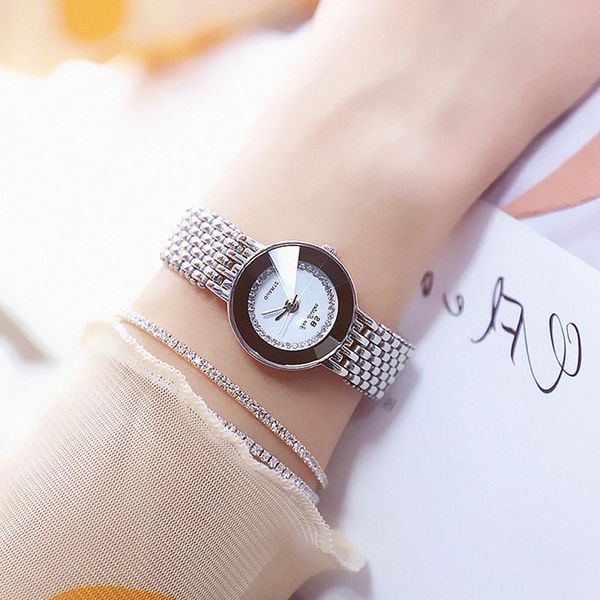 wristwatches fashion diamond watch women simple steel wrist watches for bracelet analog quartz clock, Slivery;brown
wristwatches fashion diamond watch women simple steel wrist watches for bracelet analog quartz clock, Slivery;brown