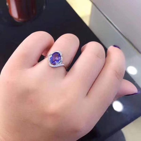 cluster rings natural and real tanzanite luxury ring gemstone 925 sterling silver fine jewelry, Golden;silver
cluster rings natural and real tanzanite luxury ring gemstone 925 sterling silver fine jewelry, Golden;silver
