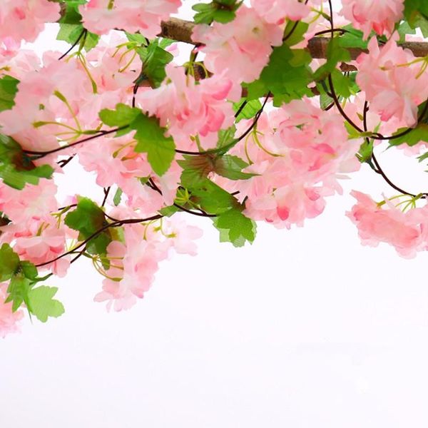 artificial cherry blossom rattan diy wedding wisteria vine for home el background shop wall hanging decoration 230cm/pcs decorative flowers
artificial cherry blossom rattan diy wedding wisteria vine for home el background shop wall hanging decoration 230cm/pcs decorative flowers
