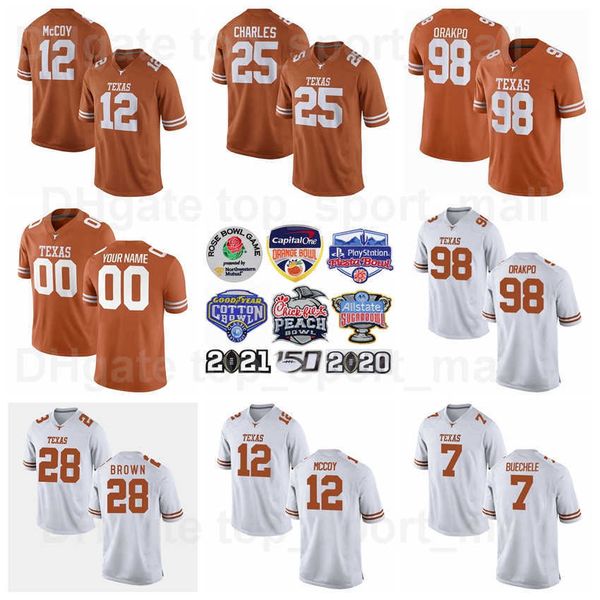 ncaa university football 25 jamaal charles jersey texas longhorns college 12 colt mccoy 6 devin duvernay 7 shane buechele 33 donta foreman o, Black
ncaa university football 25 jamaal charles jersey texas longhorns college 12 colt mccoy 6 devin duvernay 7 shane buechele 33 donta foreman o, Black