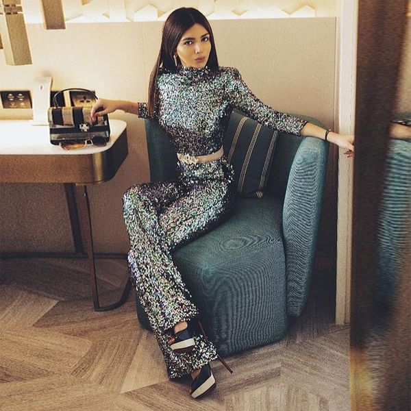 women's jumpsuits & rompers arrival fashion two 2 pieces set sequin jumpsuit tio quality long sleeve bodycon celebrity cocktail party w, Black;white
women's jumpsuits & rompers arrival fashion two 2 pieces set sequin jumpsuit tio quality long sleeve bodycon celebrity cocktail party w, Black;white