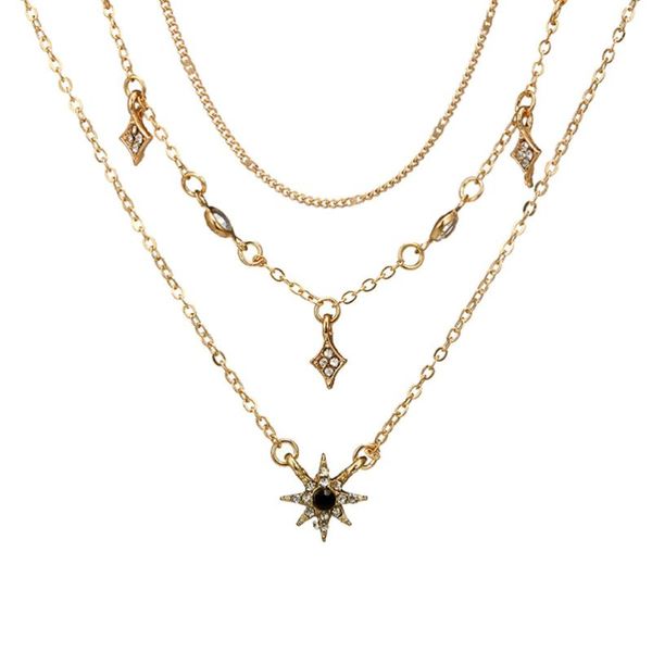 1pc chic stylish choker woman's multi-layer necklace lady neck jewelry (golden) pendant necklaces, Silver
1pc chic stylish choker woman's multi-layer necklace lady neck jewelry (golden) pendant necklaces, Silver