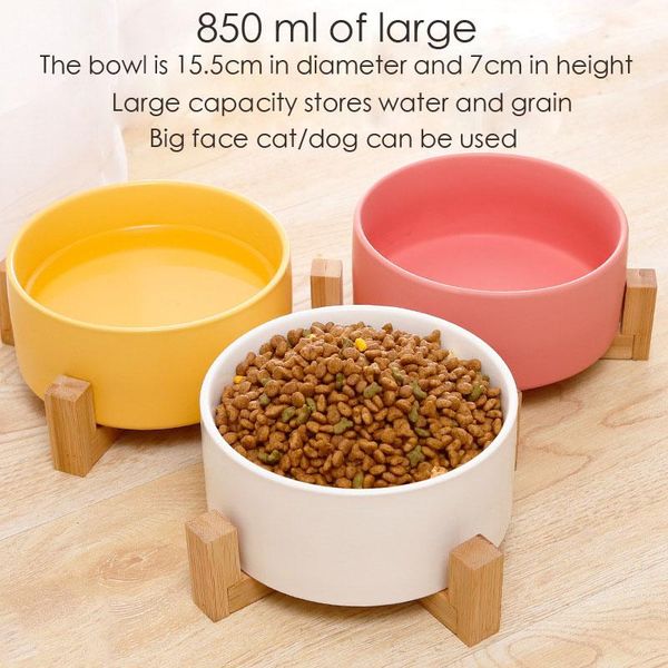 cat bowls & feeders simple style ceramic dog bowlcross bamboo wooden frame thickened extra large pet bowl
cat bowls & feeders simple style ceramic dog bowlcross bamboo wooden frame thickened extra large pet bowl