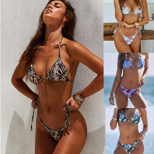 women's bikini european and american fashion two piece swimsuit tether printed backless beach sports surf wear swimwear, White;black
women's bikini european and american fashion two piece swimsuit tether printed backless beach sports surf wear swimwear, White;black