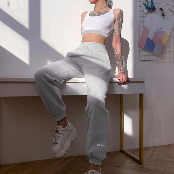 women's pants & capris fashion grey streetwear cargo women sport casual jogging winter warm loose sportswear trousers female, Black;white
women's pants & capris fashion grey streetwear cargo women sport casual jogging winter warm loose sportswear trousers female, Black;white