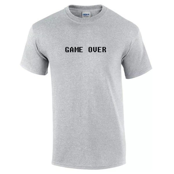 Game Over T-Shirt Funny Sport Gray Black Gamer Gift Tee Shirt S-5XL, White;black
Game Over T-Shirt Funny Sport Gray Black Gamer Gift Tee Shirt S-5XL, White;black
