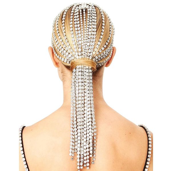 stonefans trendy rhinestone hair accessories chain for women jewelry elegant full crystal tassel hairbands long chain headwear, Pink
stonefans trendy rhinestone hair accessories chain for women jewelry elegant full crystal tassel hairbands long chain headwear, Pink