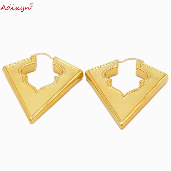 hoop & huggie adixyn triangle earrings jewelry for women earring rose gold color girls birthday party gift n032314, Golden;silver
hoop & huggie adixyn triangle earrings jewelry for women earring rose gold color girls birthday party gift n032314, Golden;silver