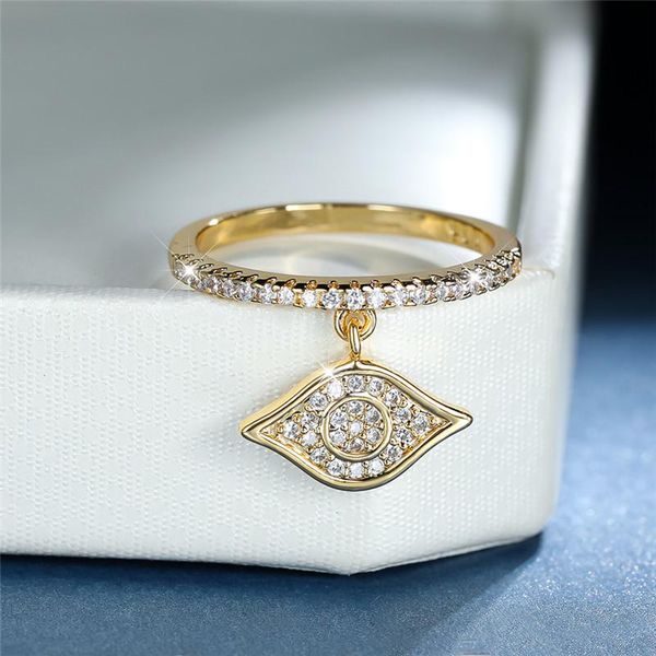 wedding rings luxury female crystal demon eye pendant ring trendy gold silver color engagement charm zircon stone for women, Slivery;golden
wedding rings luxury female crystal demon eye pendant ring trendy gold silver color engagement charm zircon stone for women, Slivery;golden