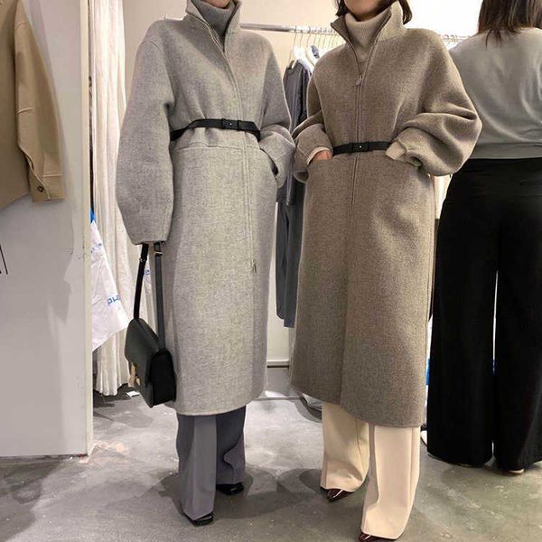 women's trench coats 100% east wool limit gate set for high end glue double seatbelt on female cashmere jacket colour pure fur 6xp8, Tan;black
women's trench coats 100% east wool limit gate set for high end glue double seatbelt on female cashmere jacket colour pure fur 6xp8, Tan;black